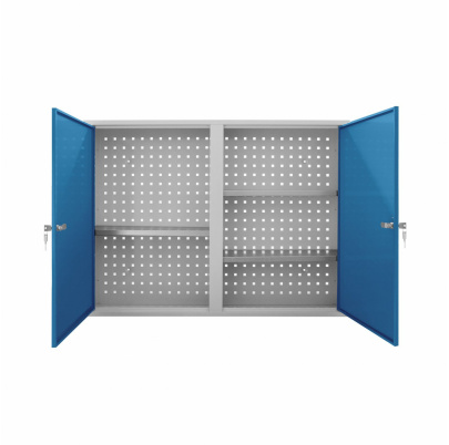 Skrinka nástenná 2-dverová, RAL 7035/5012