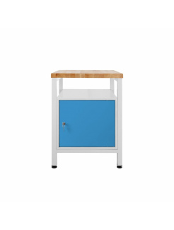 Pracovný stôl 600mm, 1-dvierka, RAL 7035/5012