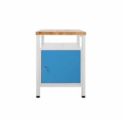 Pracovný stôl 600mm, 1-dvierka, RAL 7035/5012