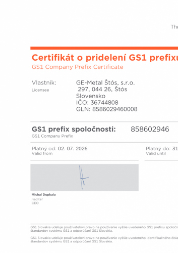 Certifikat_GS1-1 Certifikáty Certifikáty